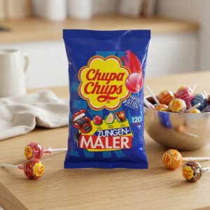 chupa chups lizaki barwiące język 120szt