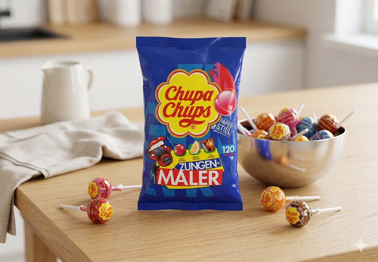 chupa chups lizaki barwiące język 120szt chupa chups lizaki barwiące język 120szt
