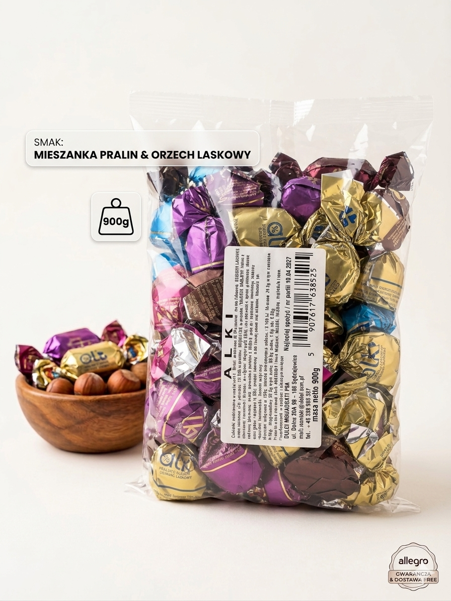 IMG_0059 Cukierki Alki Alma 900g Z Alkoholem Nadziewane Mix