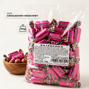 Cukierki Bajaderka 750g Czekoladowe z Nadzieniem