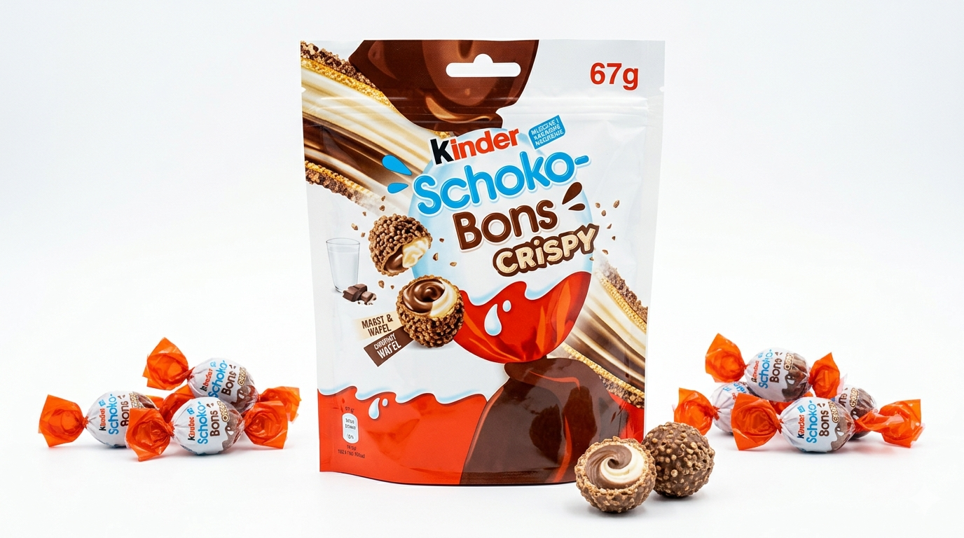 IMG_0063 Kinder Schoko Bons Crispy cukierki 67g