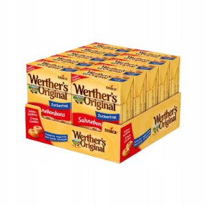 10x42g werther's original bez cukru cukierki 420g