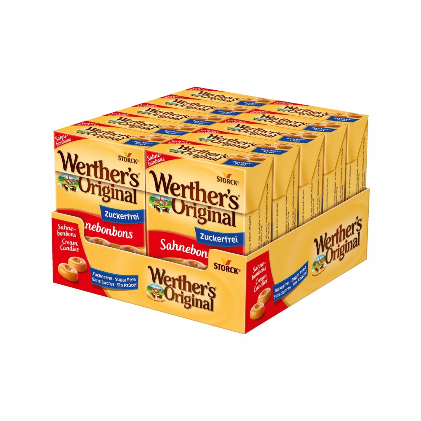 10x42g werther's original bez cukru cukierki 420g 10x42g werther's original bez cukru cukierki 420g