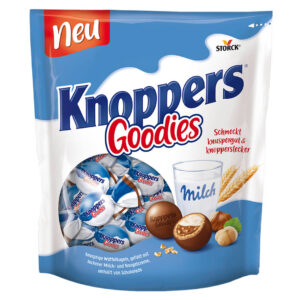 :cukierki knoppers goodies 180g kulki waflowe nadziewane orzechowe storck de