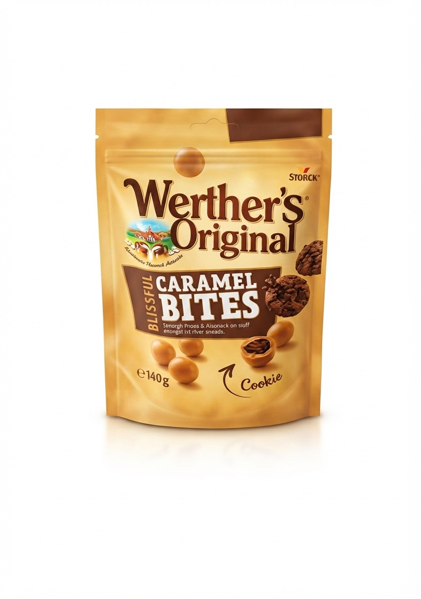 werther's original caramel bites cukierki karmelowe chrupiące paka 140g werther's original caramel bites cukierki karmelowe chrupiące paka 140g