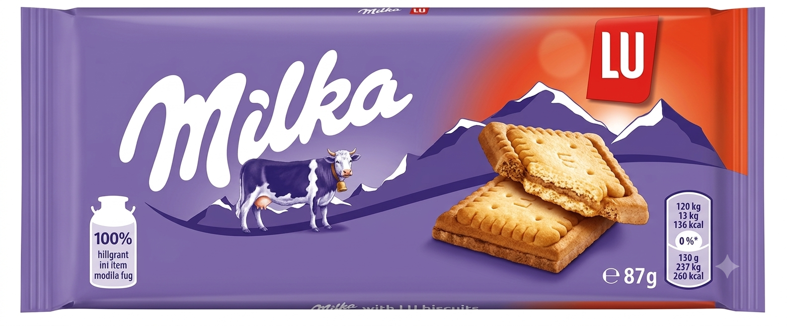 czekolada milka lu 87g mleczna czekolada z chrupiącym herbatnikiem de czekolada milka lu 87g mleczna czekolada z chrupiącym herbatnikiem de