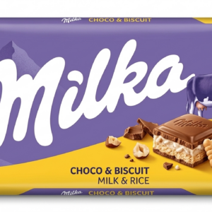 czekolada milka biscuit herbatnikami 100g mleczna z herbatnikiem de