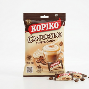 kopiko cappuccino cukierki kawowe 100g oryginalne cukierki z kofeiną