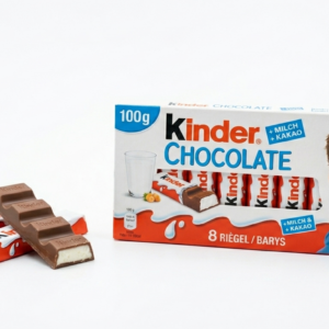 ferrero kinder chocolate batoniki z nadzieniem mlecznym 100g 8 sztuk
