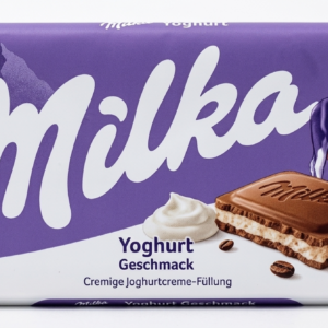 czekolada milka yoghurt 100g mleczna czekolada z kremem jogurtowym de