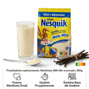 kakao nestlé nesquik waniliowe 350g wanilia milk mix napój instant