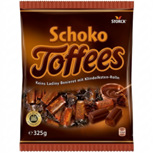 cukierki schoko toffees storck 325g czekoladowe toffi w czekoladzie de